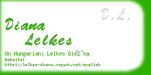 diana lelkes business card